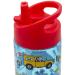 Botella agua con pajita Easy Cars