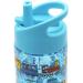 Botella agua con pajita Easy Trains