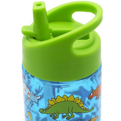 Botella agua con pajita Easy Dinosaurs