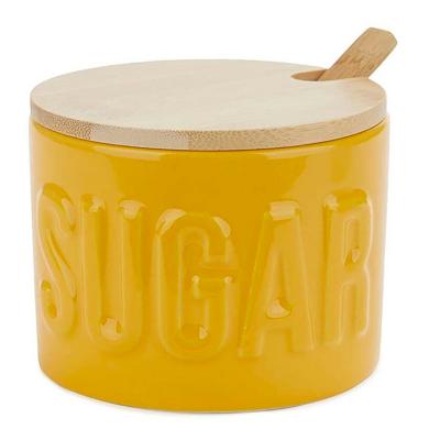 Azucarero Sugar con tapa y cucharita bamb�