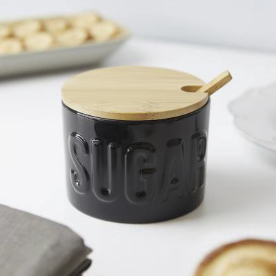 Azucarero Sugar con tapa y cucharita bamb�