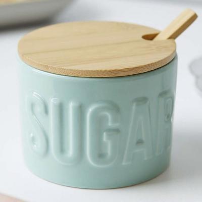 Azucarero Sugar con tapa y cucharita bamb