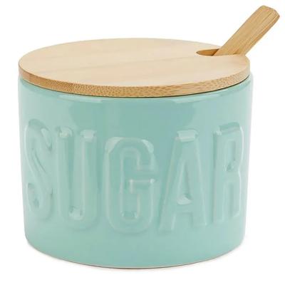 Azucarero Sugar con tapa y cucharita bamb�