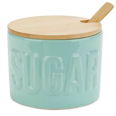 Azucarero Sugar con tapa y cucharita bamb�