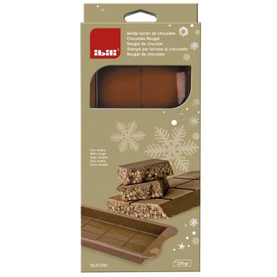 Molde silicona para turrn tableta