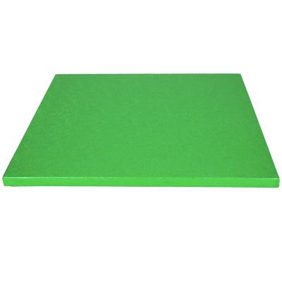 Base pasteles cuadrada 30,5x30,5x1 cm verde