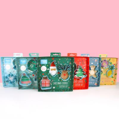 Set 3 cortadores galletas Navidad rbol PME