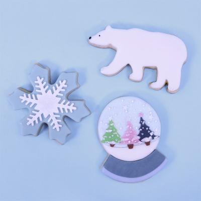Set 3 cortadores galletas North Pole PME