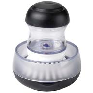 Cepillo corto con dosificador jab�n y base soporte