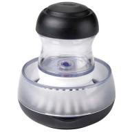 Cepillo corto con dosificador jab�n y base soporte