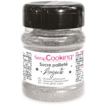 Sprinkles az�car Glitter 160 g plata
