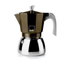 Cafetera italiana La Cafetiere negro madera