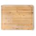 Tabla cortar con faldn tope 45x35 cm bamb