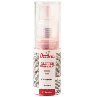 Espray pump comestible brillante 10 g rojo