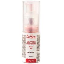 Espray pump comestible brillante 10 g rojo