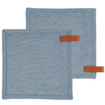 Juego 2 manoplas de cocina Havana azul piedra