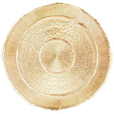 Mantel individual redondo 38 cm Capelini dorado