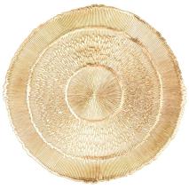 Estovalla individual rodona 38 cm Capelini daurada