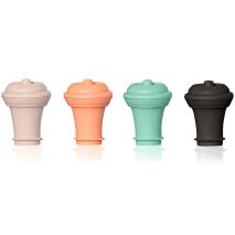 4x Tapones bomba de vac�o Loop Vacuvin colors