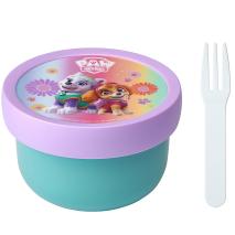 Fiambrera fruita amb forquilla 300 ml Patrol Girls
