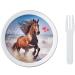 Fiambrera fruta con tenedor 300 ml Wild horse