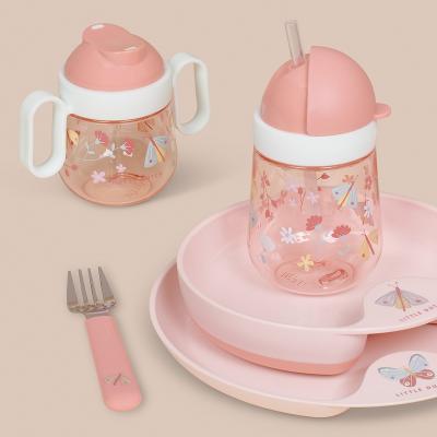 Vaso infantil 2 asas antiderrame Flowers