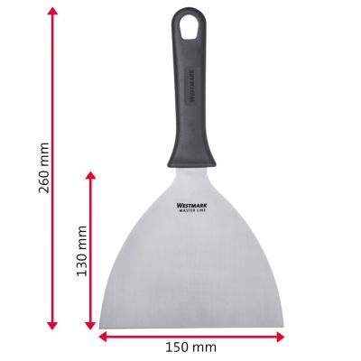 Esp�tula hamburguesa ancha