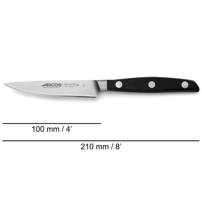 Set 3 cuchillos Arcos Manhattan Santoku negro