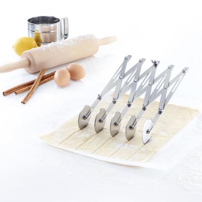 Cortador masas 5 ruedas flexible 1,2-12 cm