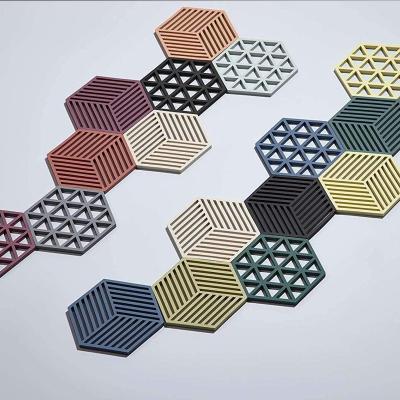 Salvamanteles trivet hexgono