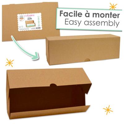 Set 2 cajas rectangulares tronco 35x11x11 cm