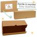 Set 2 cajas rectangulares tronco 35x11x11 cm