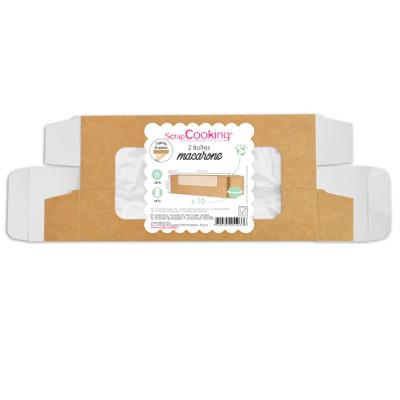 Set 2 cajas para Macaron 21x6,8x4,8 cm