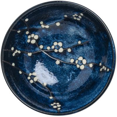 Bol ramen japons Hana blue 22 cm