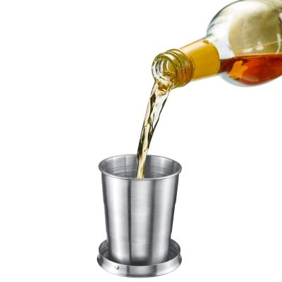 Vaso plegable acero con tapa 150 ml