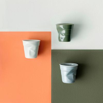 Taza capuccino arrugada 180 ml blue Mistral