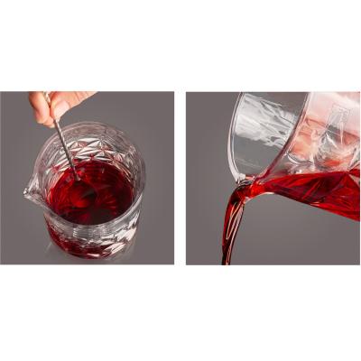 Vaso mezclador coctelera cristal