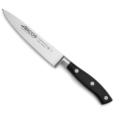 Set 3 cuchillos Arcos Riviera Santoku negro