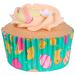 Papel cupcakes aluminio x60 PME Pollitos Pascua