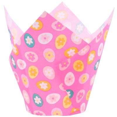 Papel muffins Tulipa x24 PME Huevos Pascua