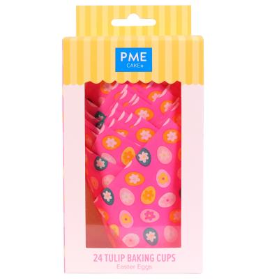 Papel muffins Tulipa x24 PME Huevos Pascua