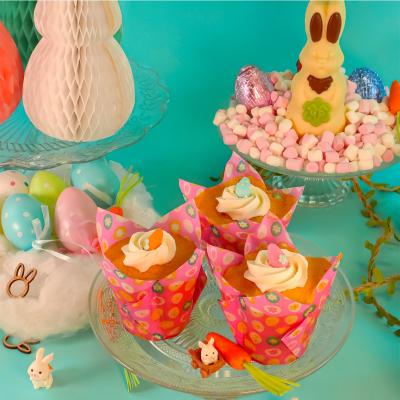 Papel muffins Tulipa x24 PME Huevos Pascua