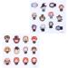 Set 24 decoraciones azcar HP HarryPotter Caracter