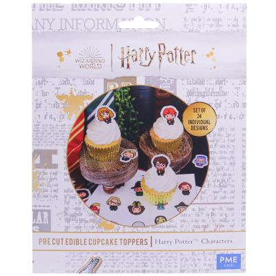 Set 24 decoraciones azcar HP HarryPotter Caracter