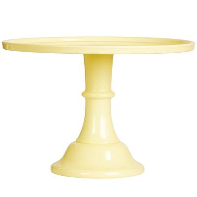 Expositor para pasteles grande amarillo