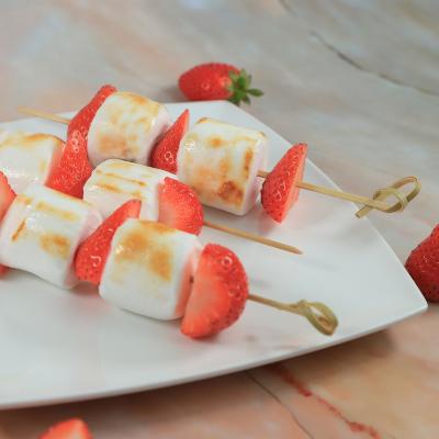 Brocheta palillo bamb Spiral x 100 18 cm