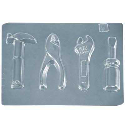 Molde Chocolate Pascua Set Herramientas x4