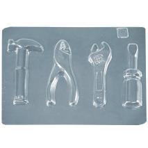 Molde Chocolate Pascua Set Herramientas x4