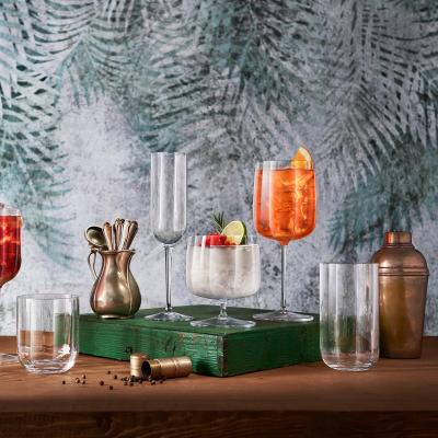 4x copa baja Jazz texturizada 50 cl