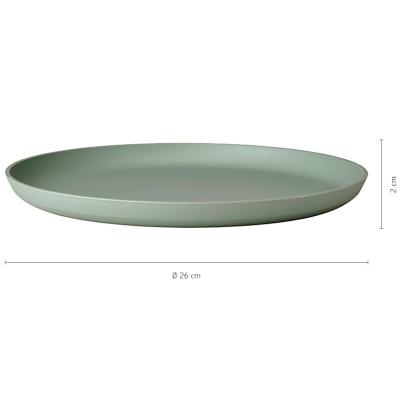Plato llano Mepal Silueta